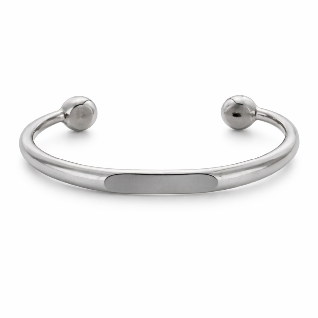 Bracciale argento 925 rigido personalizzabile 