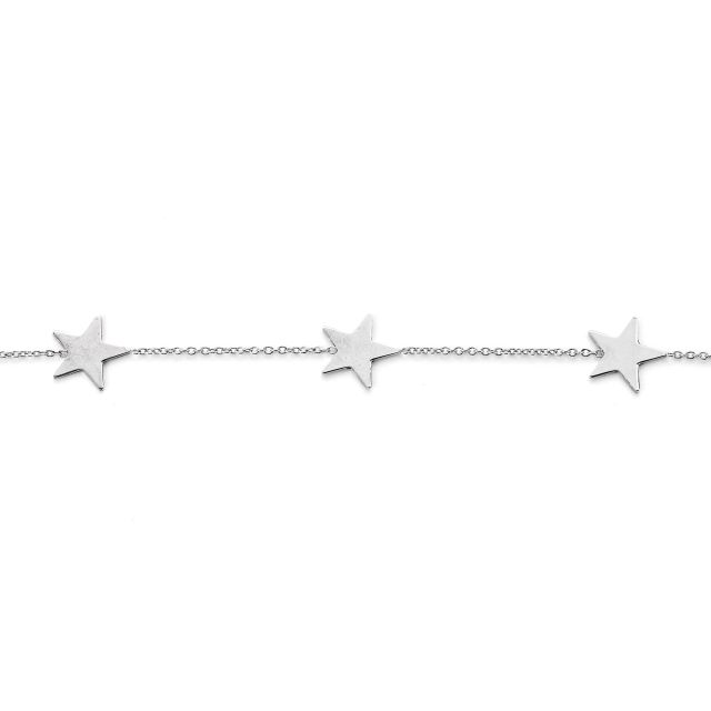 Bracciale in argento con stelle