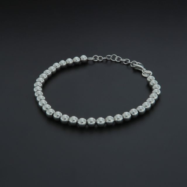 Bracciale a pallina in argento