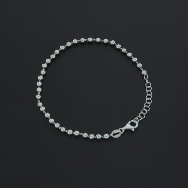 Bracciale a pallina in argento