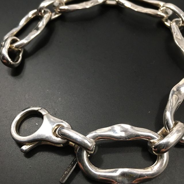 Bracciale argento‰ anelli ovali 