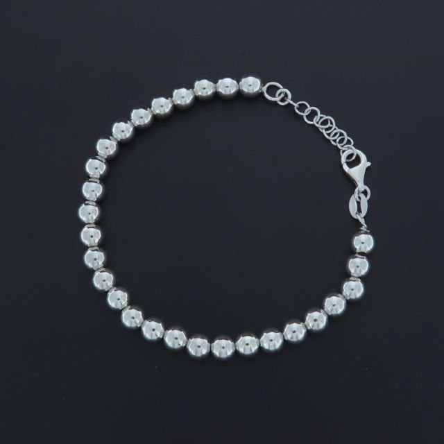 Bracciale a pallina in argento 925‰